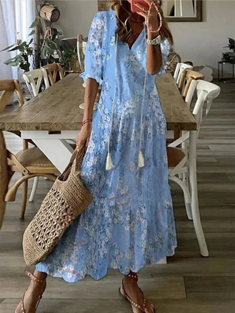 Dames Maxi Jurk Bohemian Stijl 2