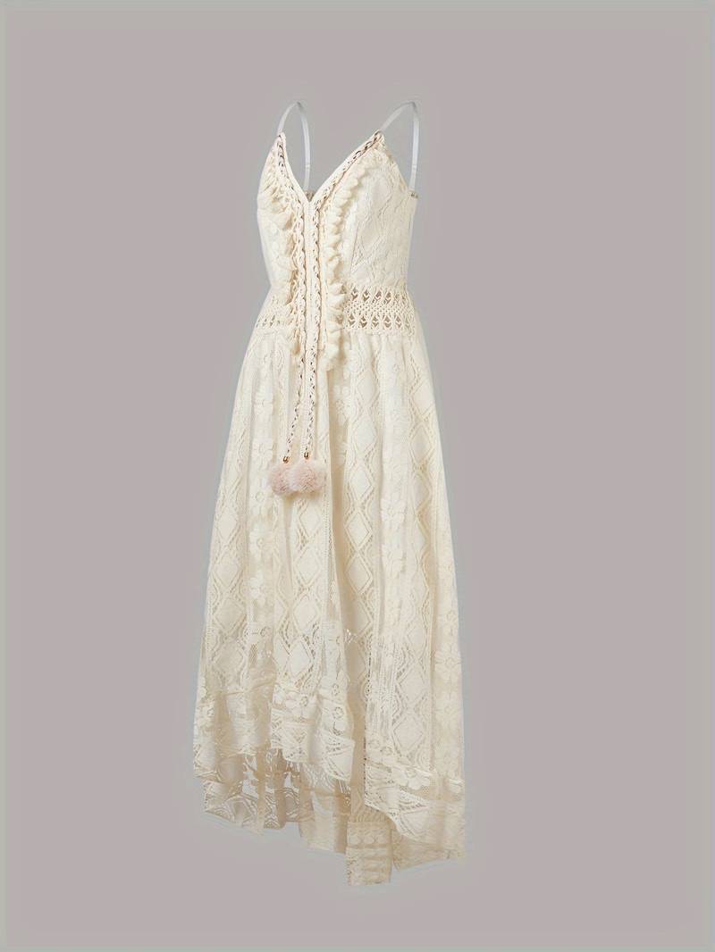 Dames Maxi Jurk Boho Stijl met Spaghettibandjes 8
