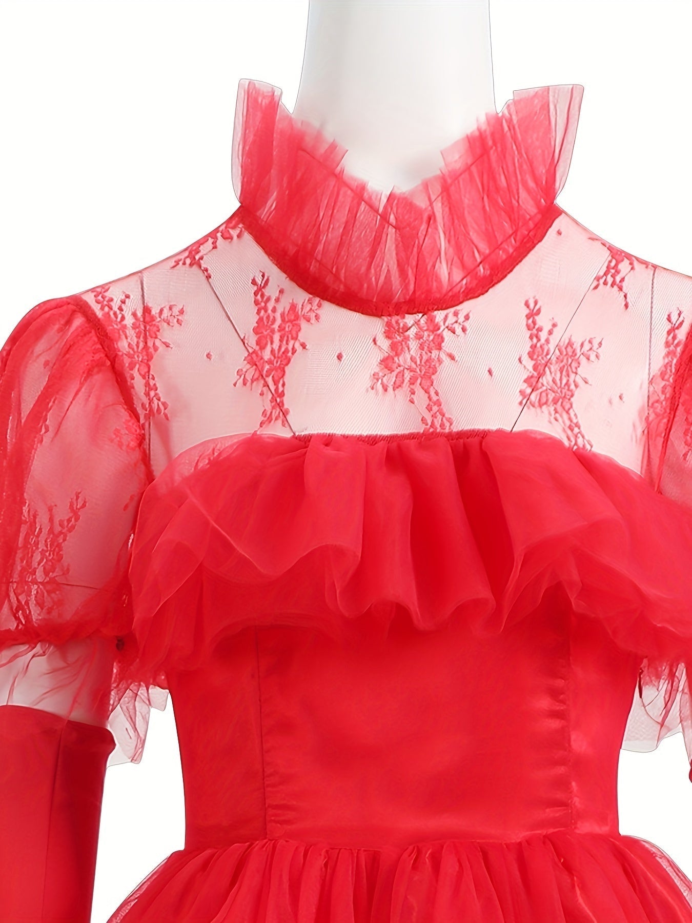 Dames Maxi Jurk Gelaagd voor Halloween 3