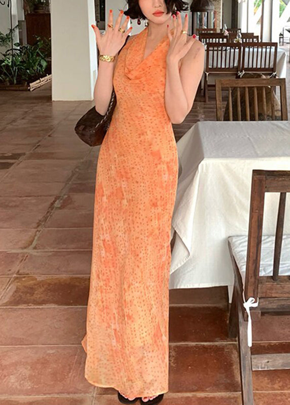 Dames Maxi Jurk Koude Schouder Zomerstijl 3