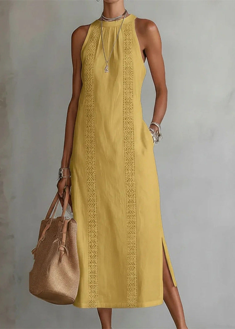 Dames Maxi Jurk Losse Pasvorm Zomerstijl 1