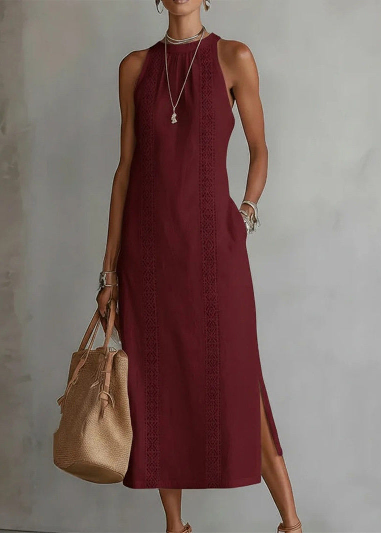 Dames Maxi Jurk Losse Pasvorm Zomerstijl 2
