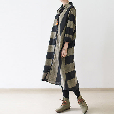 Dames Maxi Jurk Losvallend Casual Met Lange Mouwen 2