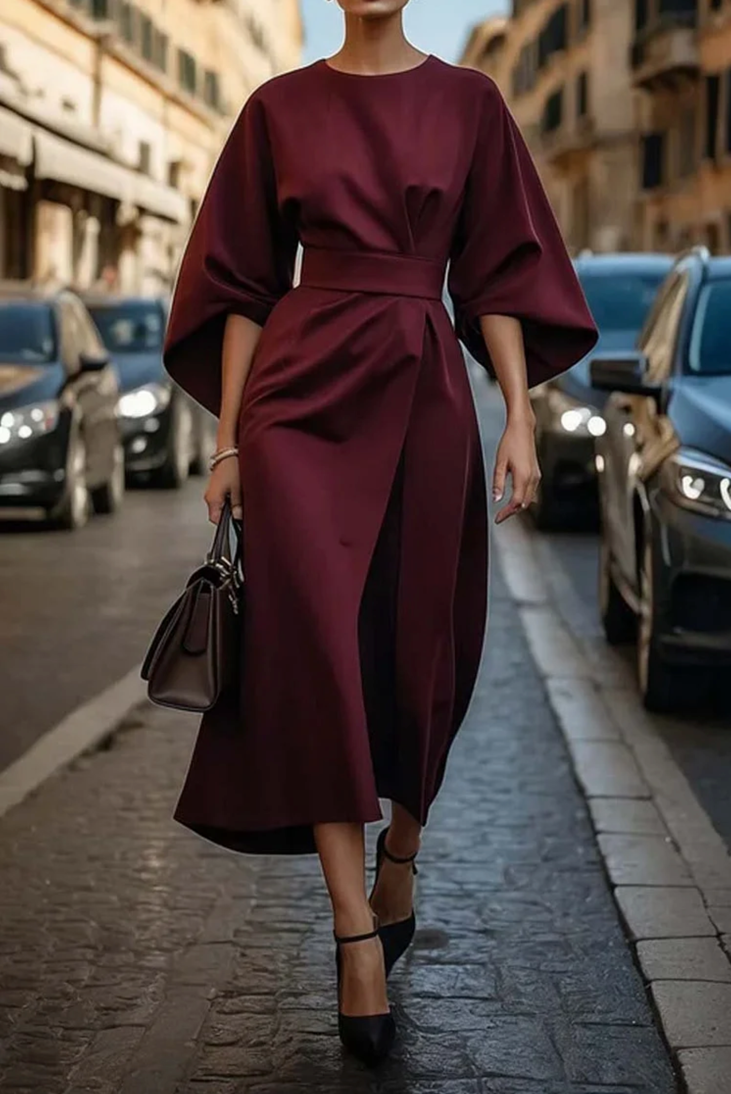 Dames Maxi Jurk Met Ceintuur Ademend Voor Zomer Lange Jurk 3