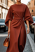 Dames Maxi Jurk Met Ceintuur Ademend Voor Zomer Lange Jurk 6