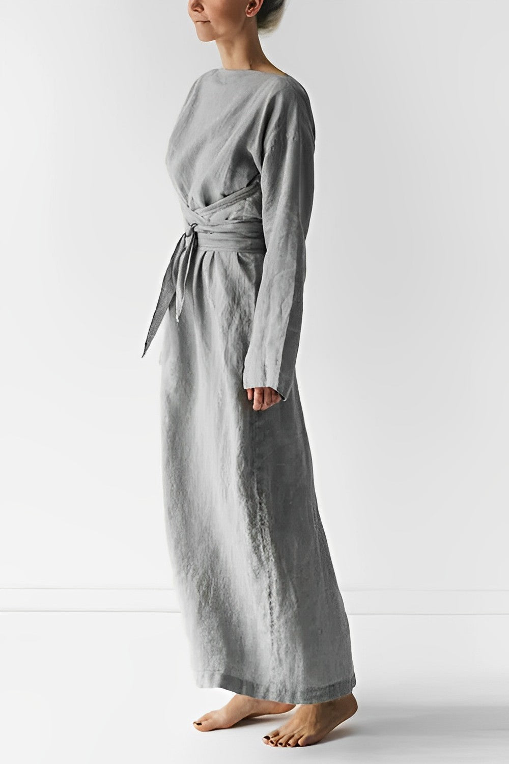 Dames Maxi Jurk Met Flatterend Silhouet 1