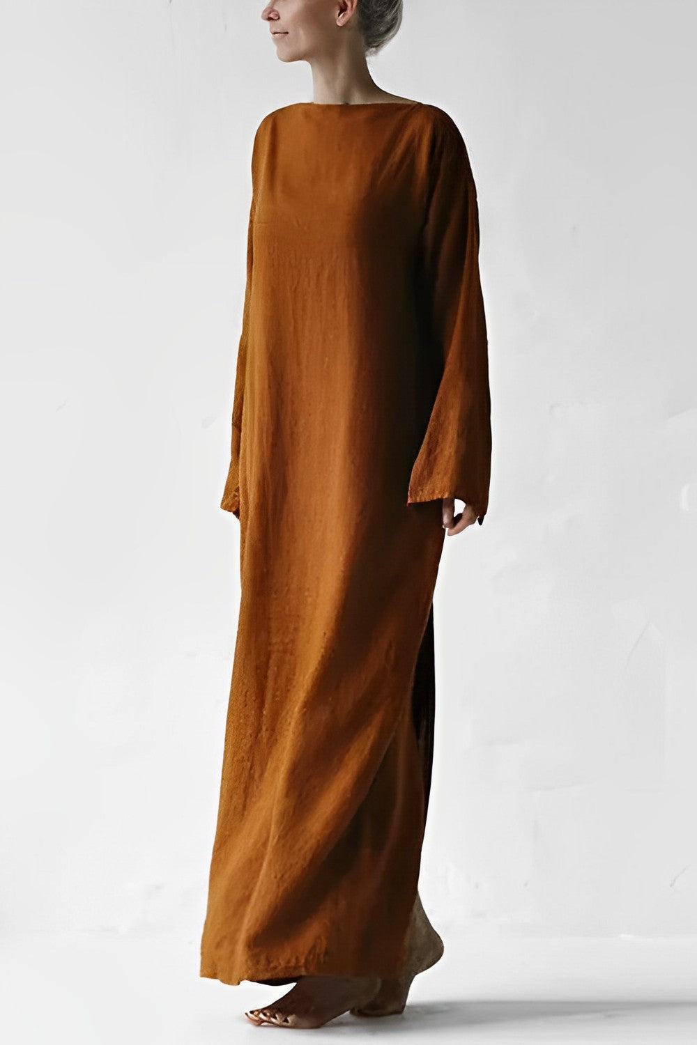 Dames Maxi Jurk Met Flatterend Silhouet 3