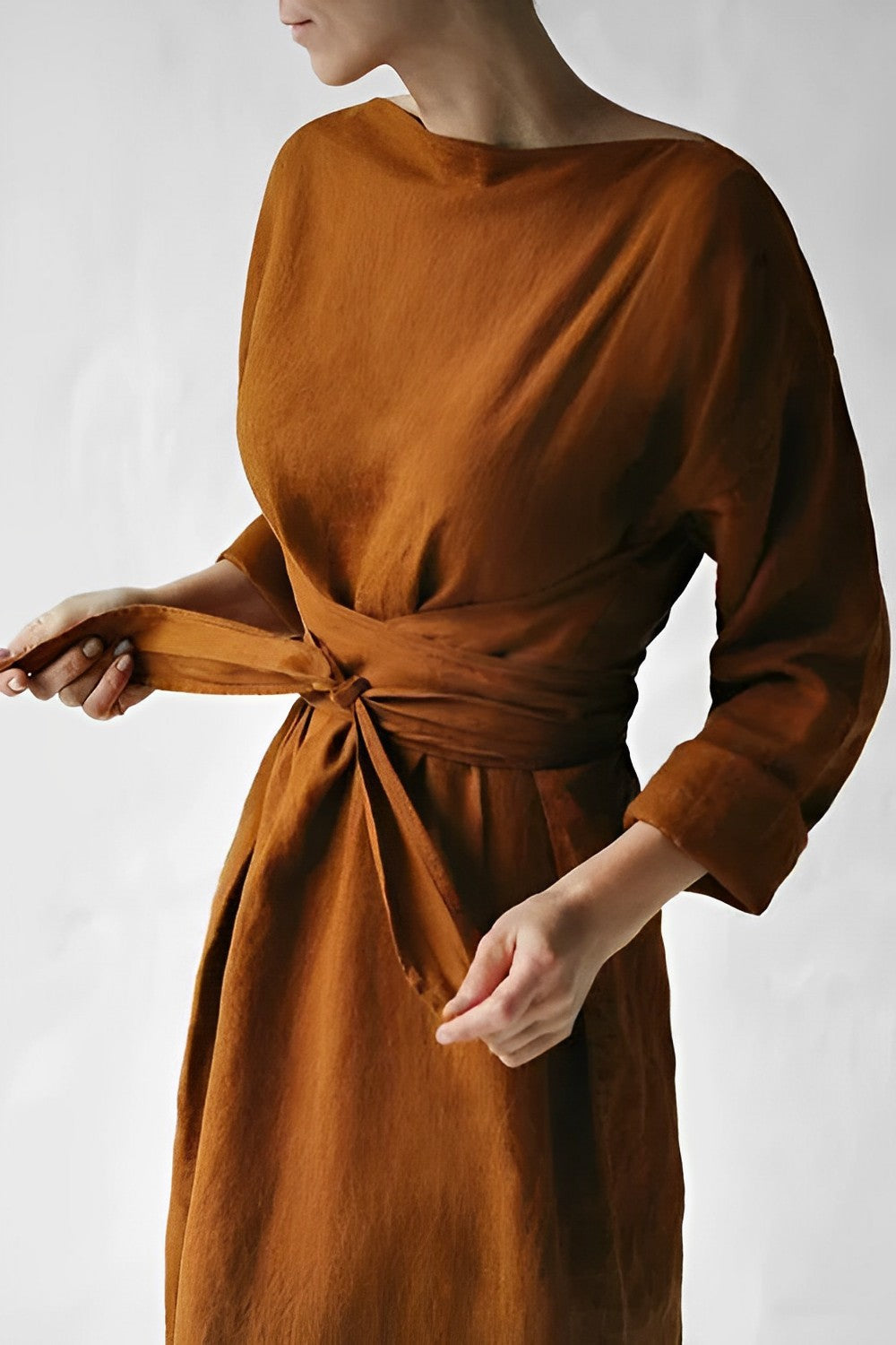 Dames Maxi Jurk Met Flatterend Silhouet 5