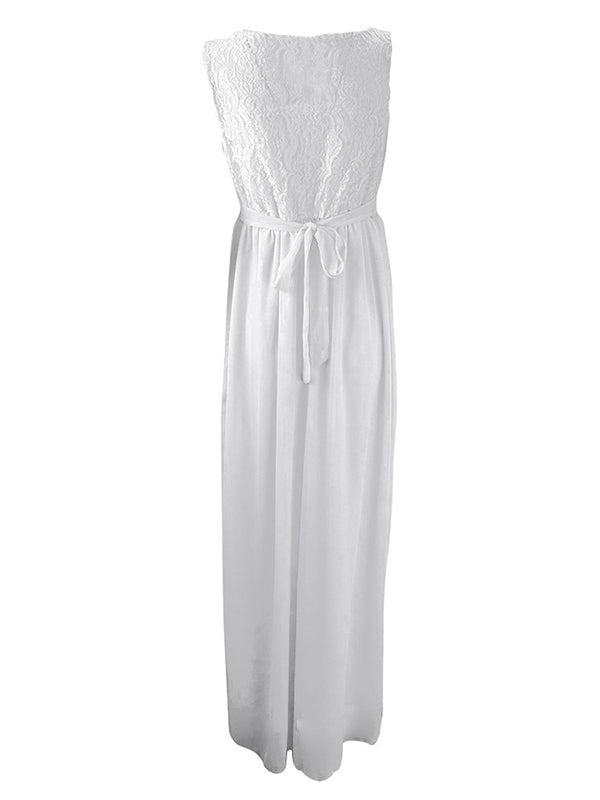 Dames Maxi Jurk Mouwloos Bohemian Stijl 3