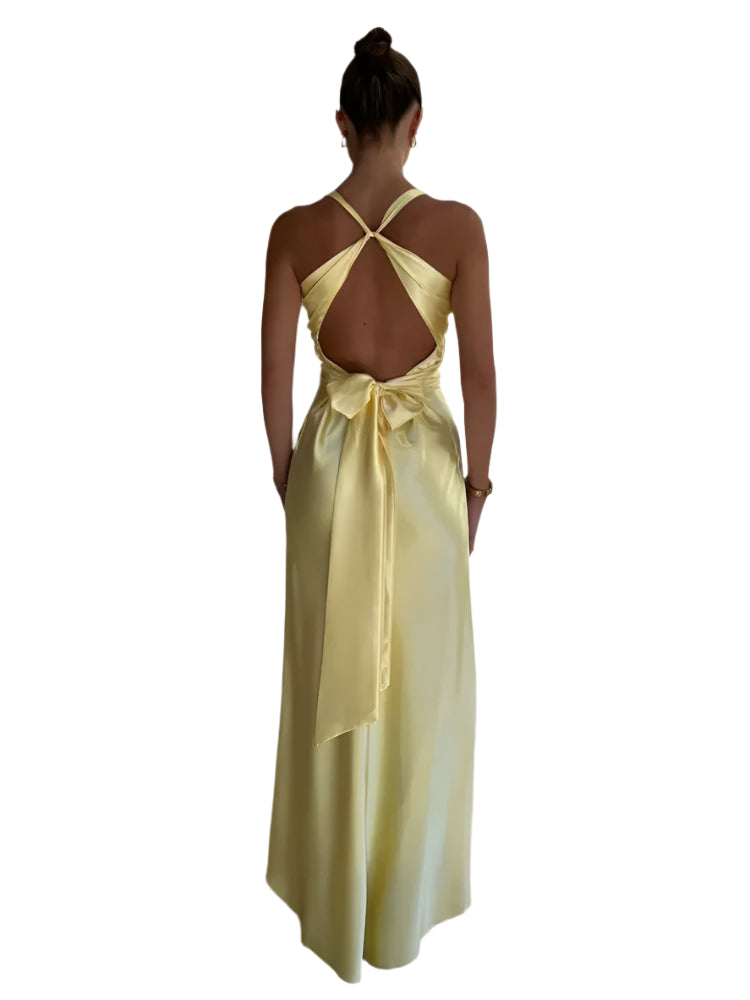 Dames Maxi Jurk Mouwloos Vloeiende Stijl 0