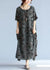 Dames Maxi Jurk Oversized Katoen 15