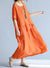 Dames Maxi Jurk Oversized Katoen 5