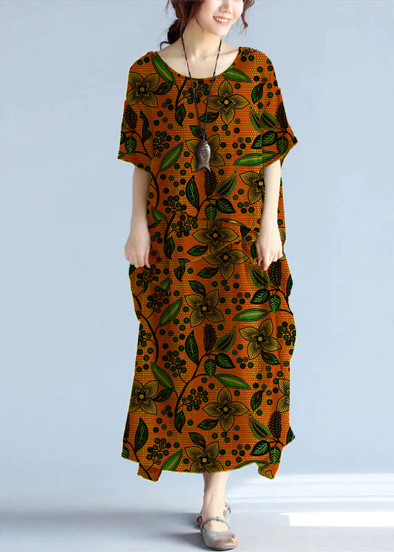 Dames Maxi Jurk Oversized Katoen 9