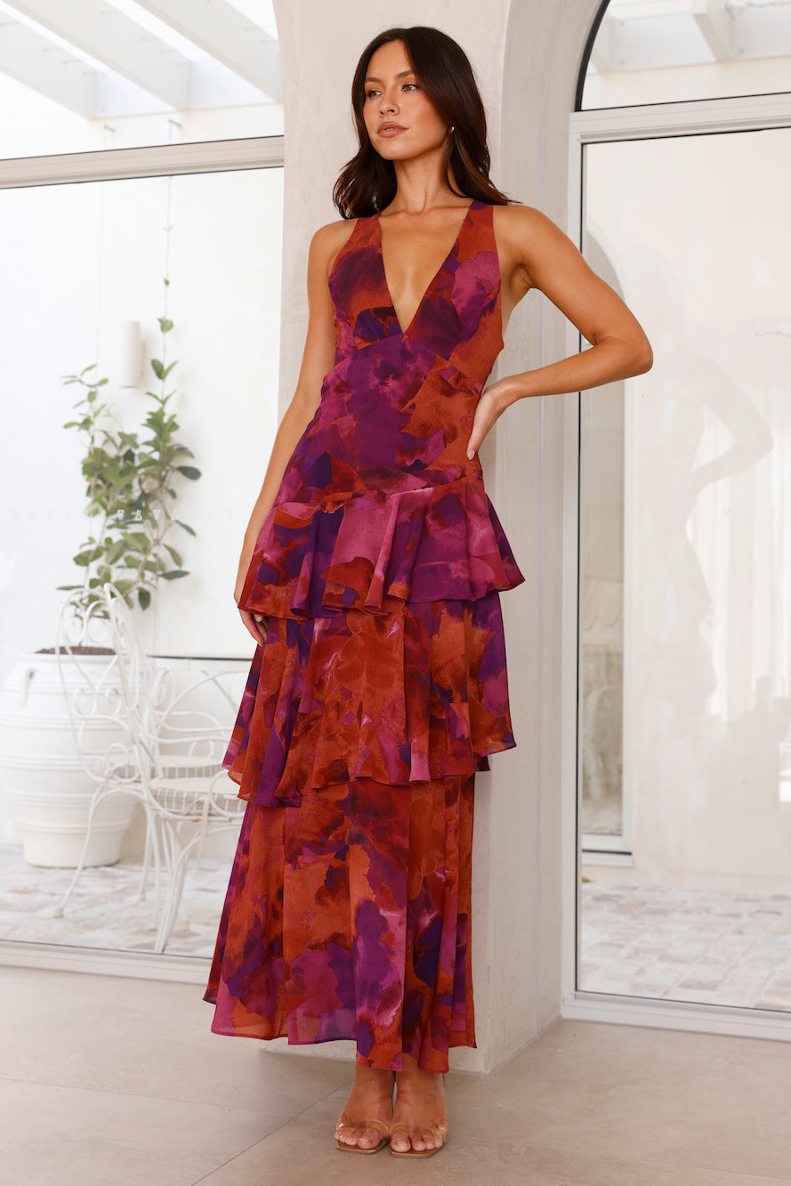 Dames Maxi Jurk Vloeiend 6