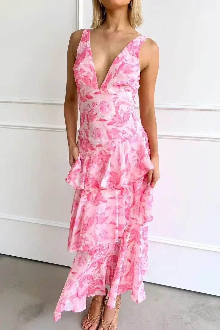 Dames Maxi Jurk Vloeiend 9