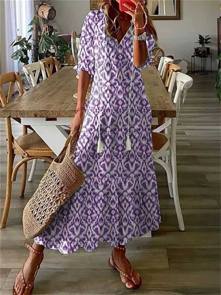 Dames Maxi Zomerjurk Lichtgewicht 1