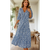 Dames Maxikleed Modern Ademend Stof 3