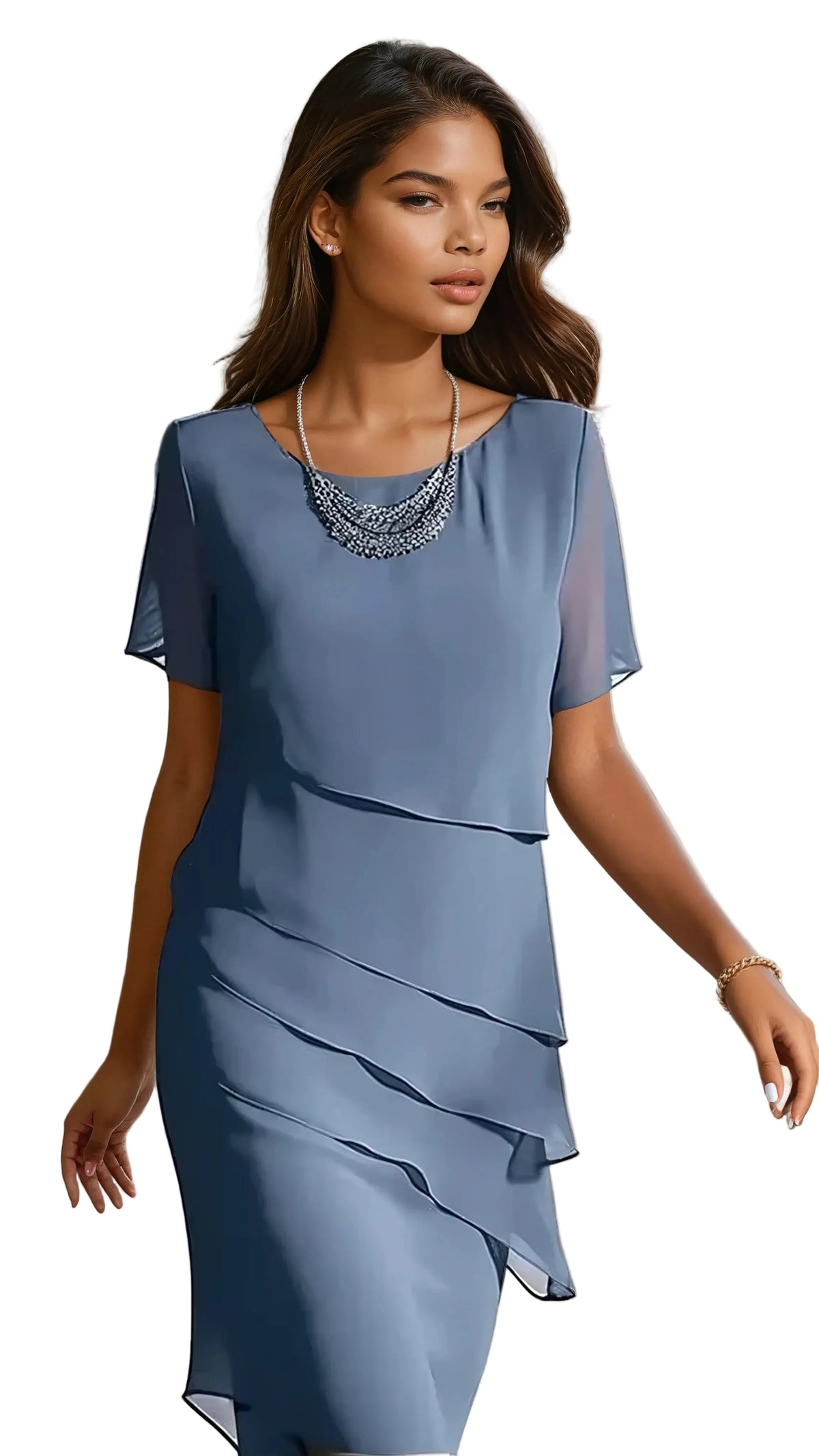 Dames Midi-jurk Bohemian Stijl 0