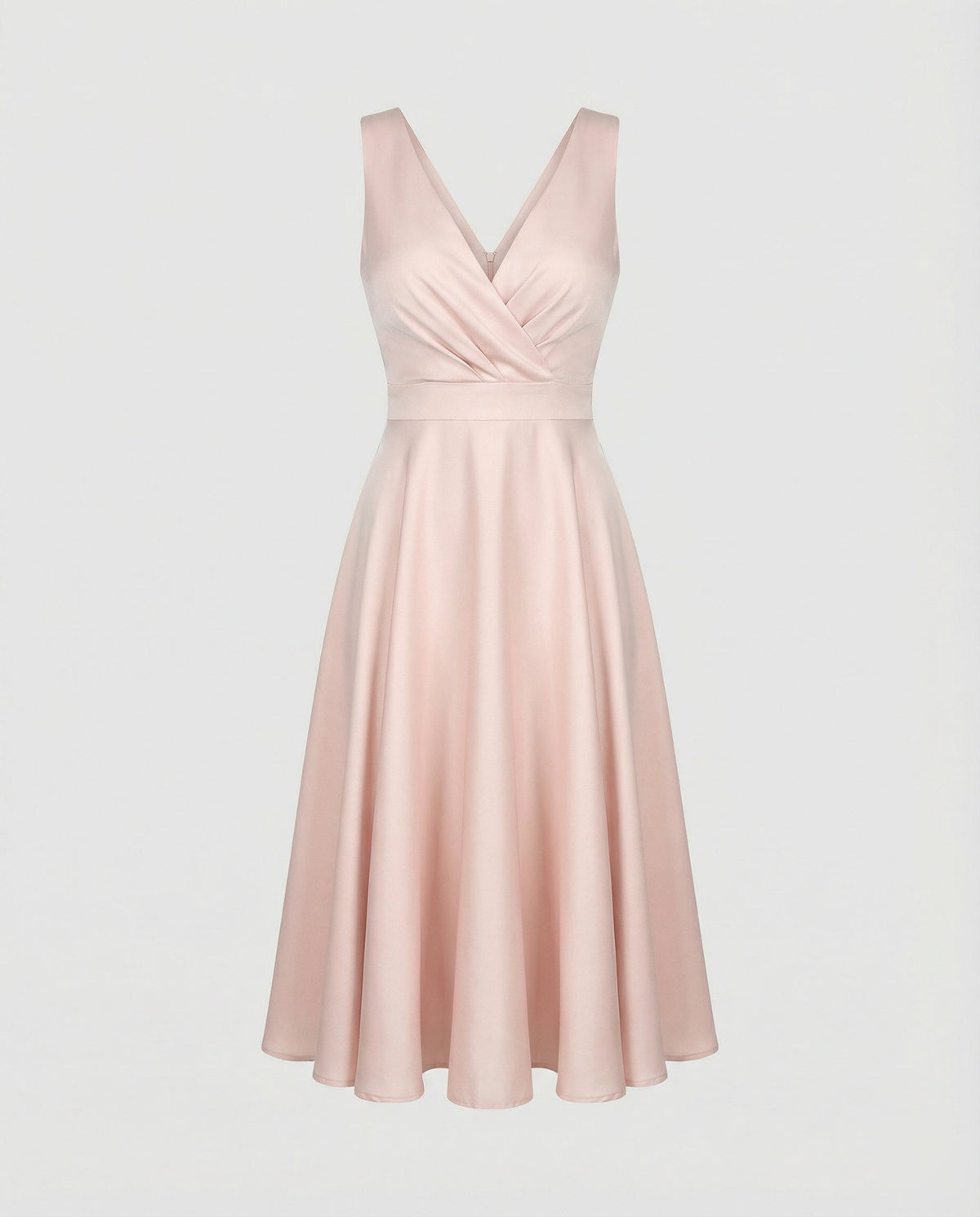 Dames Midi-jurk Trapeze V-hals Mouwloos 5