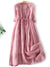 Dames Midi Jurk Bohemian Stijl Linnen 3