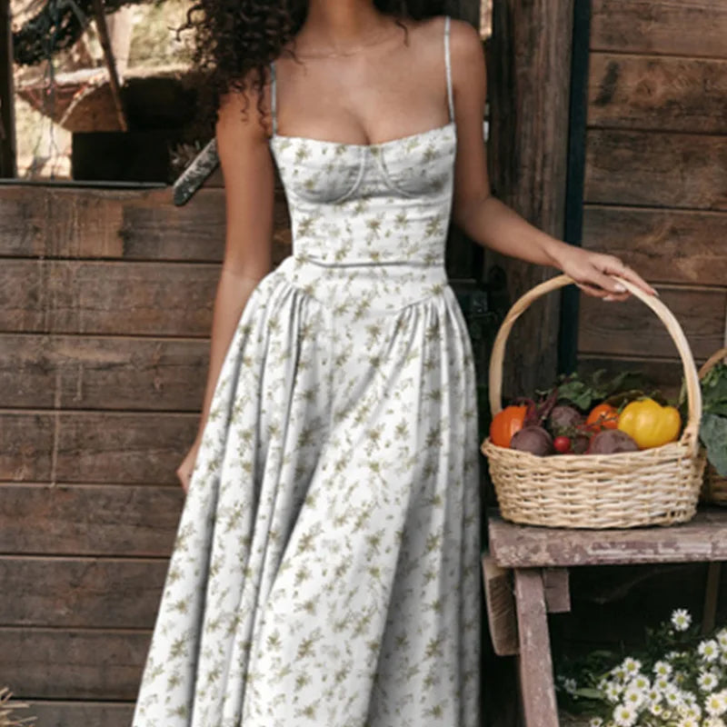 Dames Midi Jurk Geplooid voor Zomerstijl 11