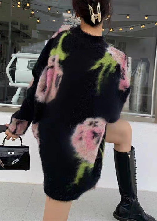 Dames Midi Jurk Katoen Met Lange Mouwen 4