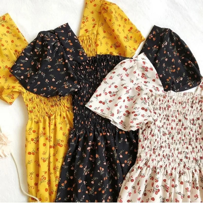 Dames Midi Jurk Met Korte Mouwen 1