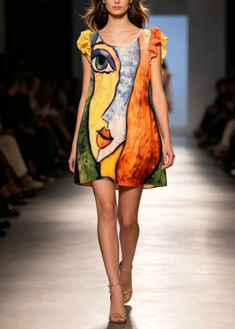 Dames Midijurk Casual Patchwork Stijl 4