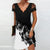 Dames Midikleid V-Ausschnitt Modern Design 1