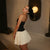 Dames Mini Jurk Strapless Flared Hoogwaardige Stof 1