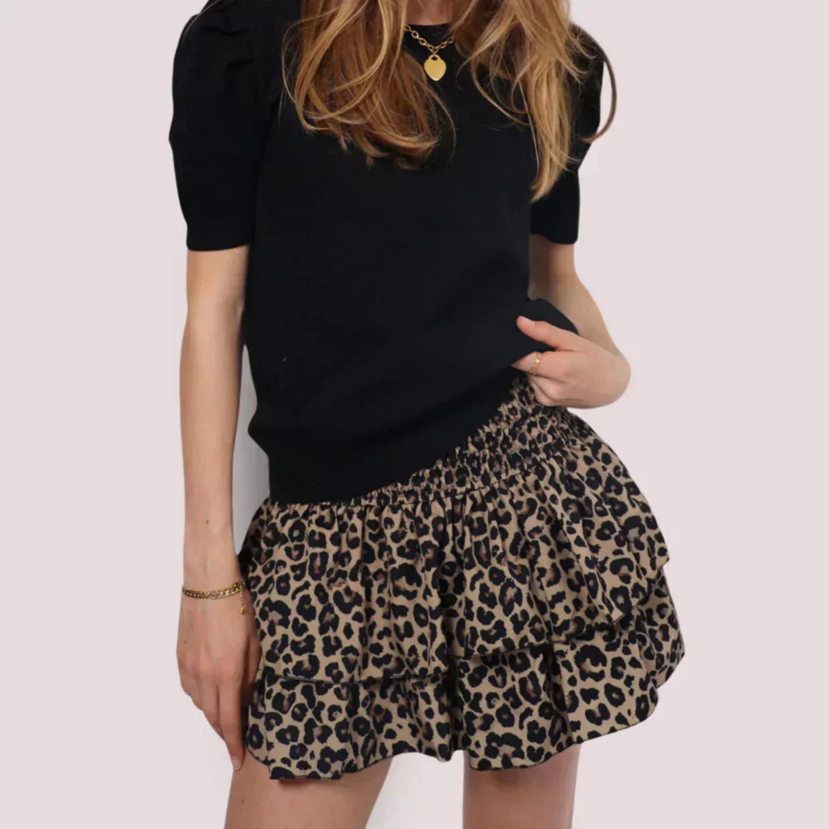 Dames Minirok Met Trendy Print 2