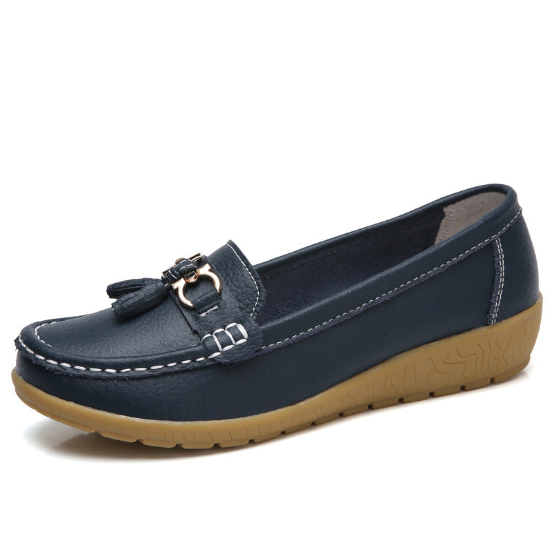 Dames Mocassins met Decoratieve Gesp 11