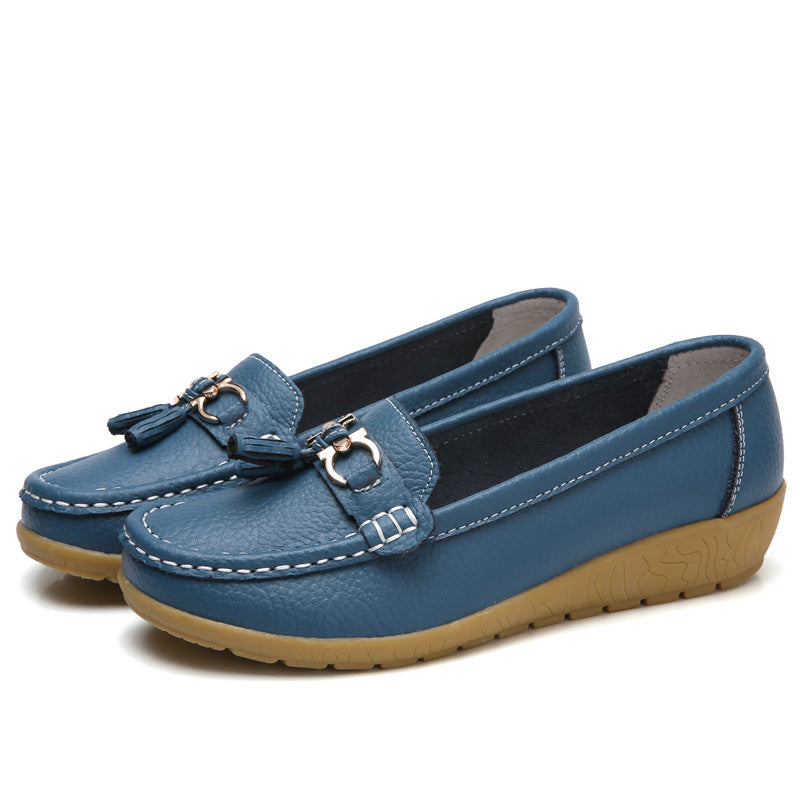 Dames Mocassins met Decoratieve Gesp 3
