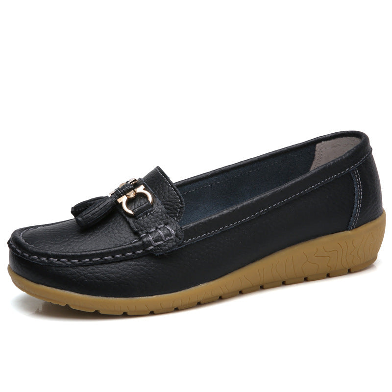 Dames Mocassins met Decoratieve Gesp 8