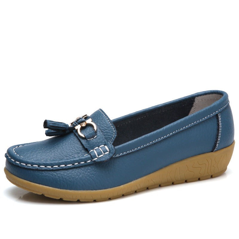 Dames Mocassins met Decoratieve Gesp 9
