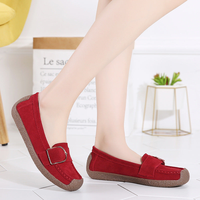 Dames Mocassins met Gesp en Comfortabel Design 0
