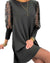 Dames Moderne Jurk Klassieke Silhouette Luxe Stof 0