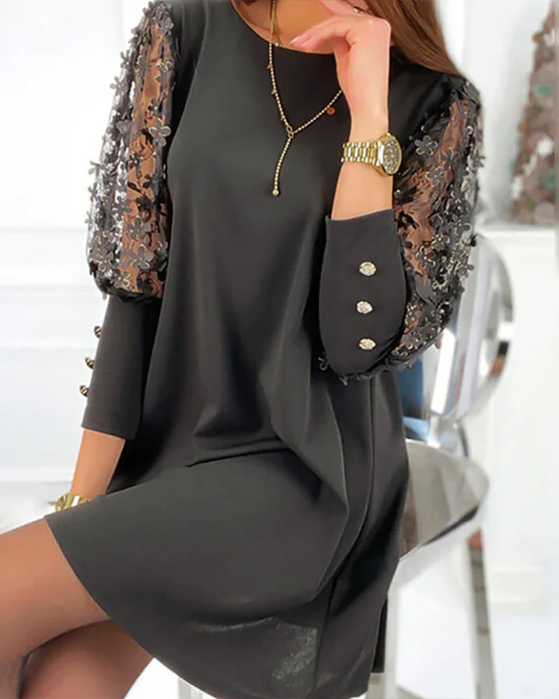 Dames Moderne Jurk Klassieke Silhouette Luxe Stof 7