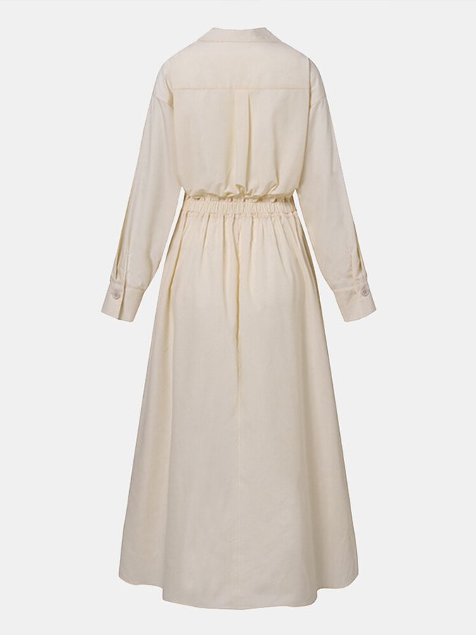 Dames Moderne Jurk Luchtig Zomerstof 8