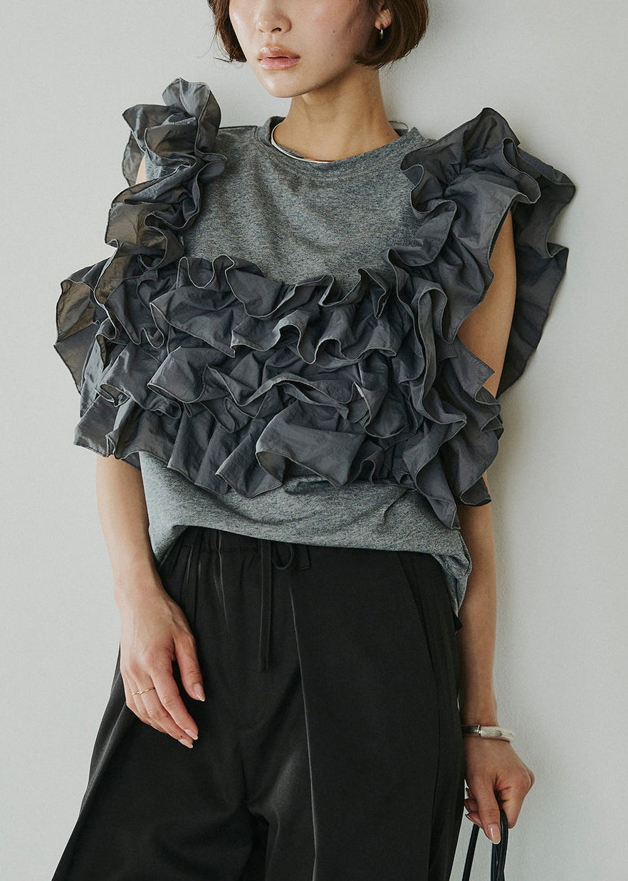Dames Mouwloos Shirt Bloemenprint Casual 2