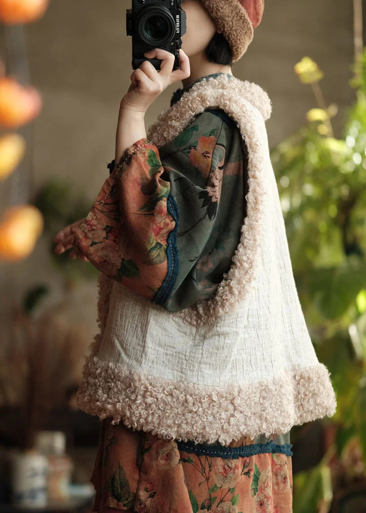 Dames Mouwloos Vest Vintage Stijl Patchwork 2
