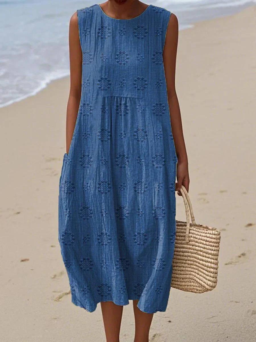 Dames Mouwloze Jurk Casual Zomerstijl 1