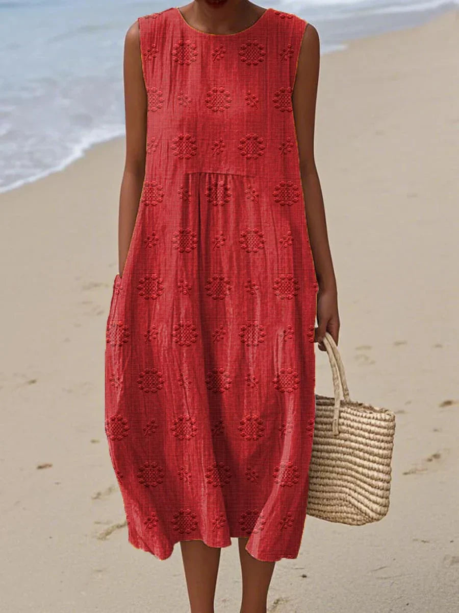 Dames Mouwloze Jurk Casual Zomerstijl 4