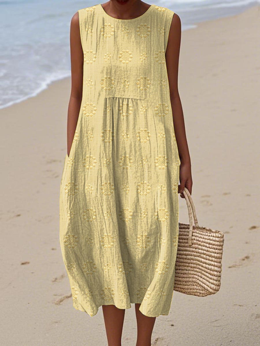 Dames Mouwloze Jurk Casual Zomerstijl 6