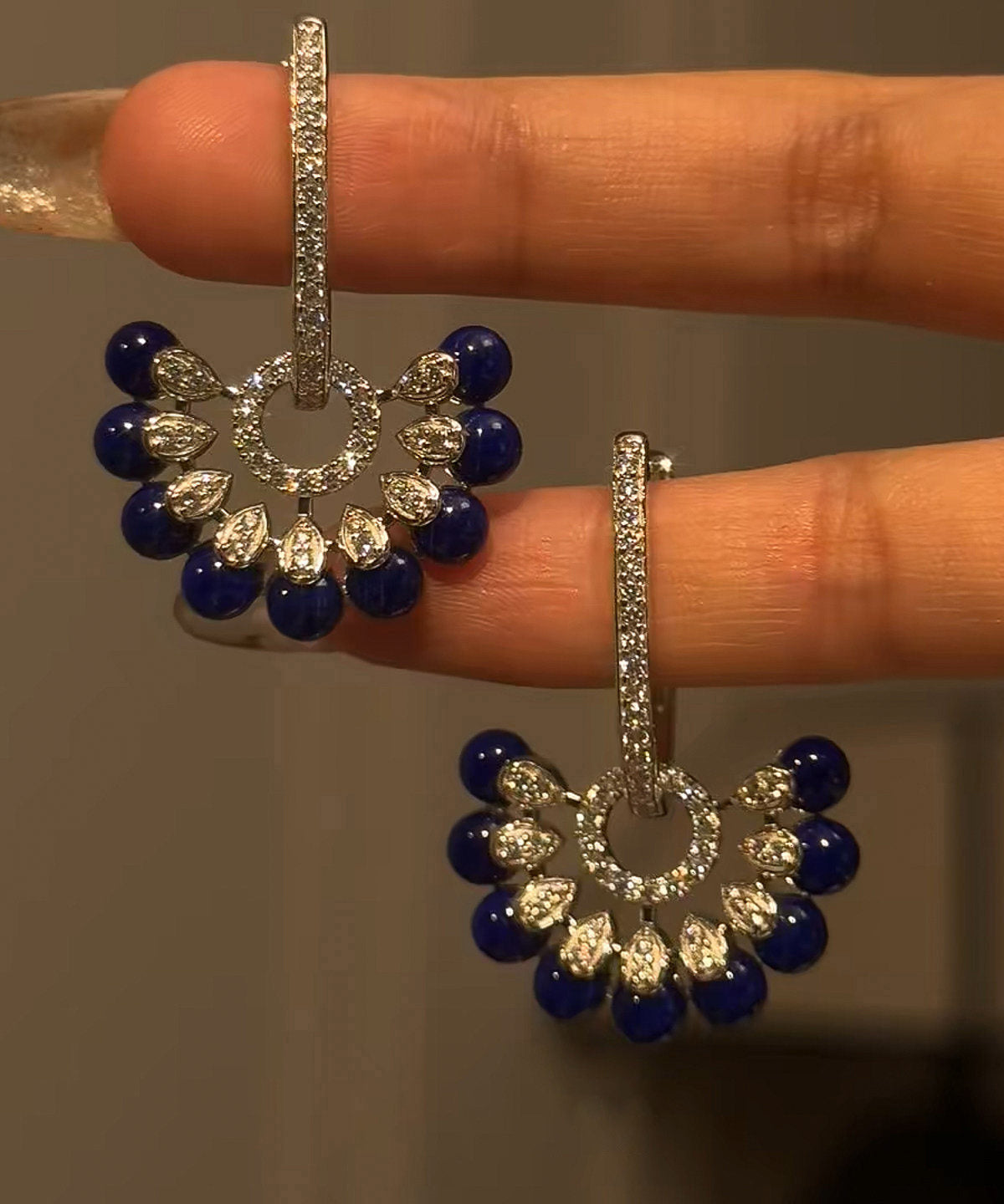 Dames Oorbellen Bloemen Design Met Kwastje - Statement Oorbellen voor Elke Gelegenheid 1