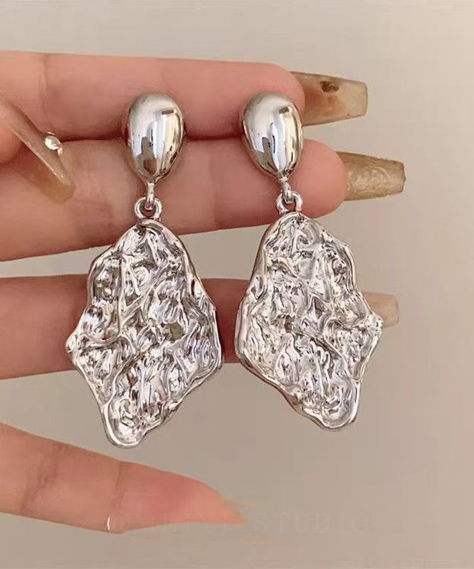 Dames Oorbellen Gerimpeld Design Metalen Legering 3