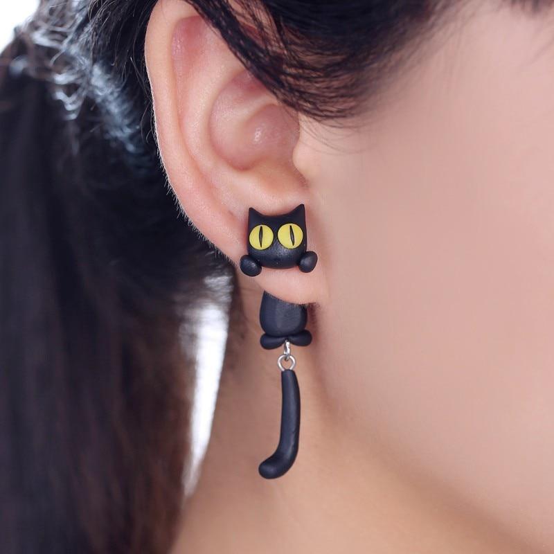 Dames Oorbellen Kattenpoot Design 0