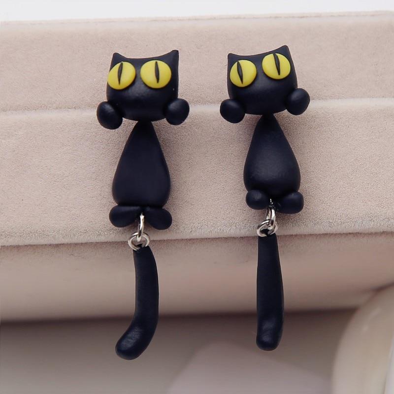 Dames Oorbellen Kattenpoot Design 1