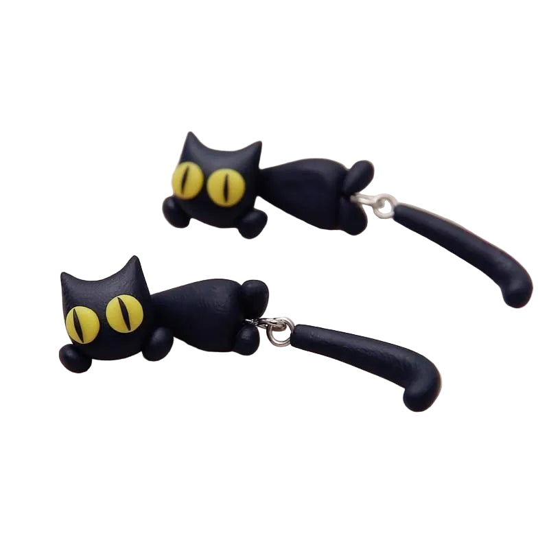 Dames Oorbellen Kattenpoot Design 3