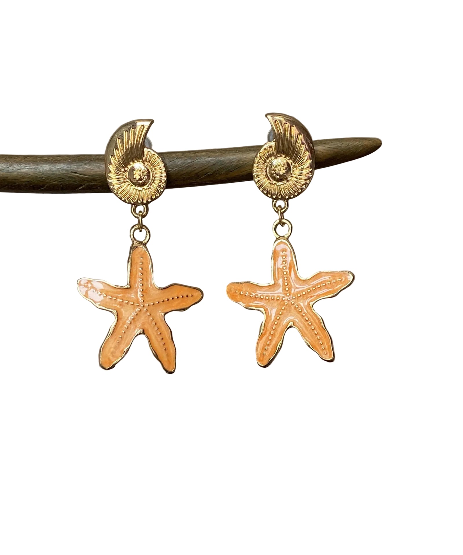 Dames Oorbellen Met Zeester Design 0